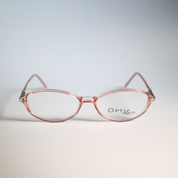 OptiLux 5843 C3 51-15/16\ 135 rose nude brown round eyeglasses frames N7 - Picture 1 of 11